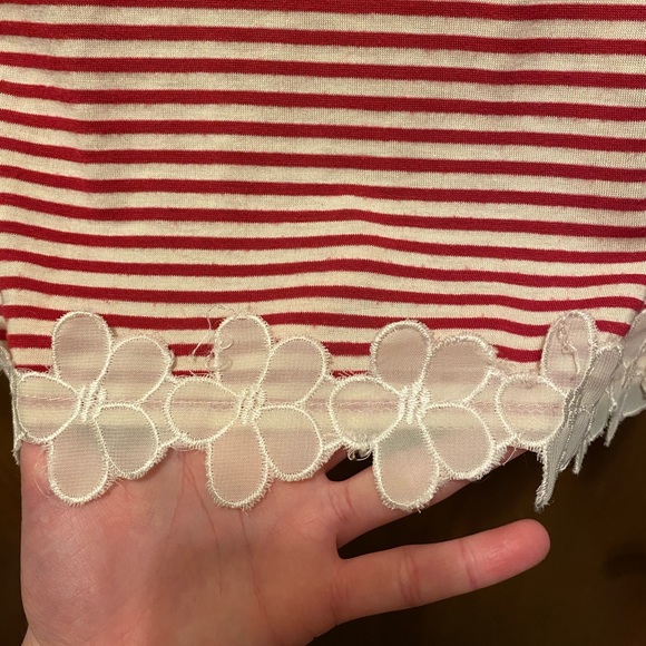 About a Girl Striped Crop Top - Picture 2 of 3